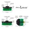 Drill Brush Power Scrubber By Useful Products 5 in W 7 in L Brush, Green G-542OMS-2L-QC-DB - alternate 6